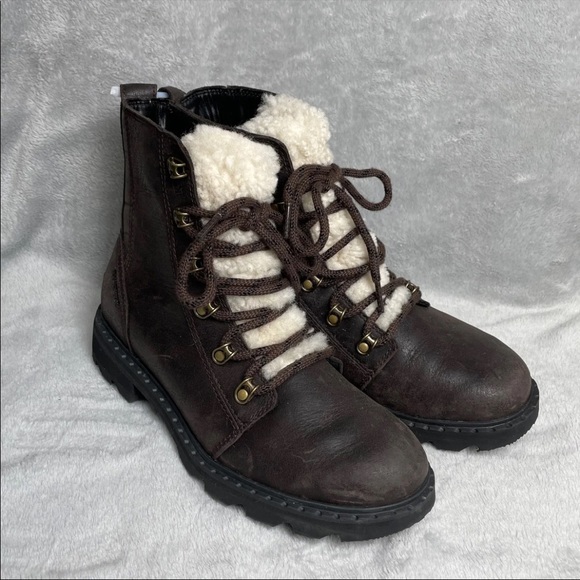 Sorel Lennox Lace-Up Boots Size 8 1/2 - Picture 2 of 7